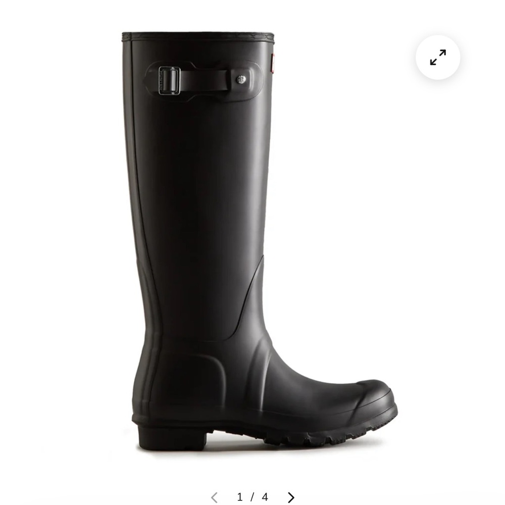 Hunter Original Tall Black Waterproof Boots size 9 never worn new without box - Picture 6 of 8